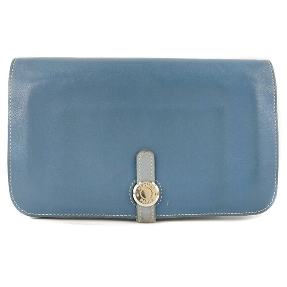 HERMES Blue Wallet - Picture 1 of 10
